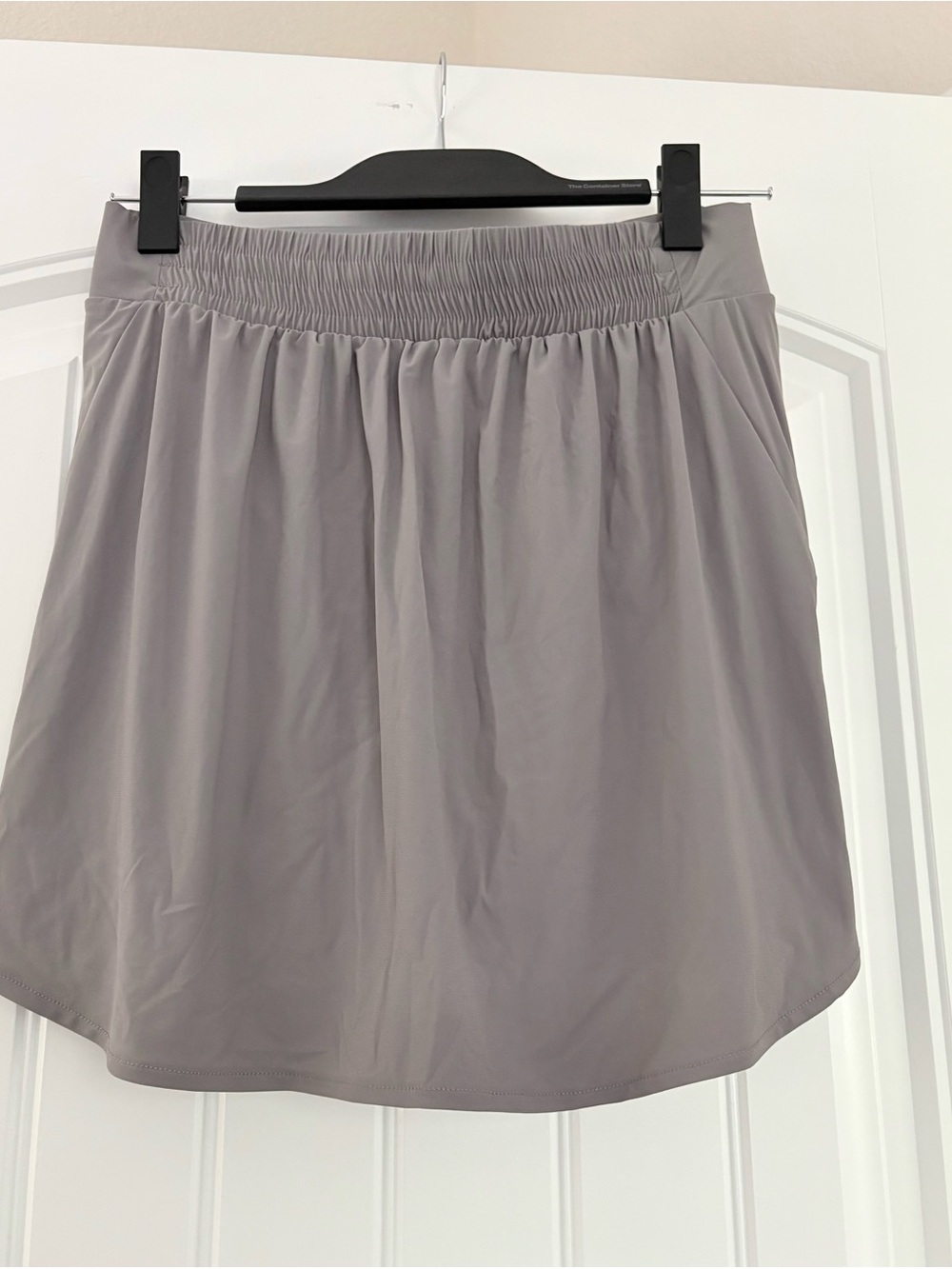 All in Motion - Elastic-Waist Skort (Grey)